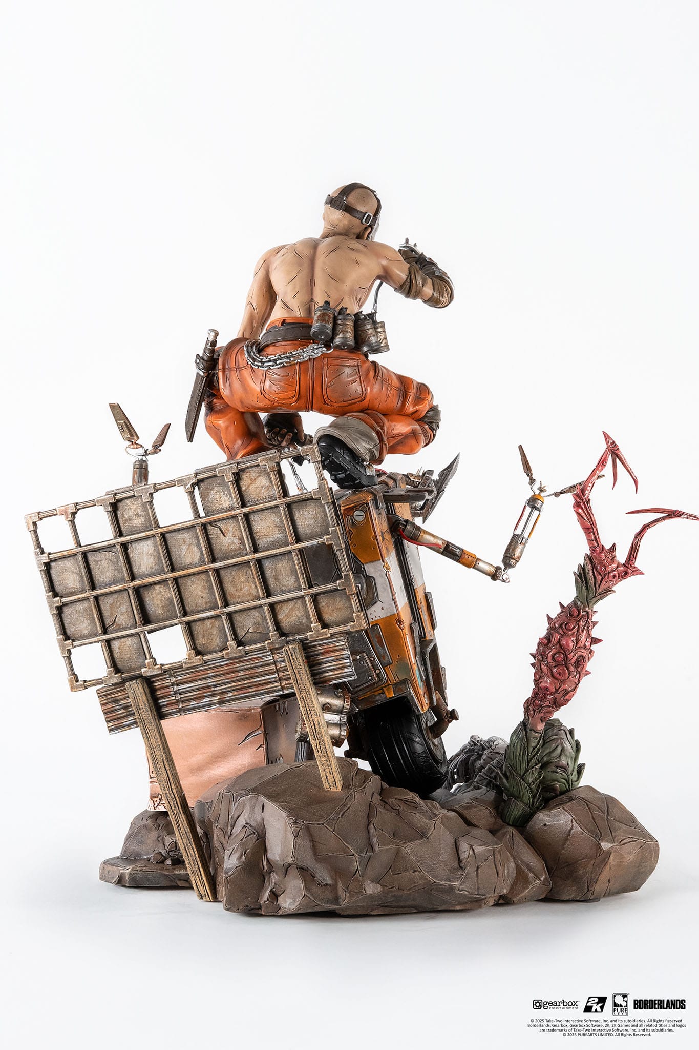 Borderlands 3 Statue 1/6 Psycho & Claptrap Diorama 40cm