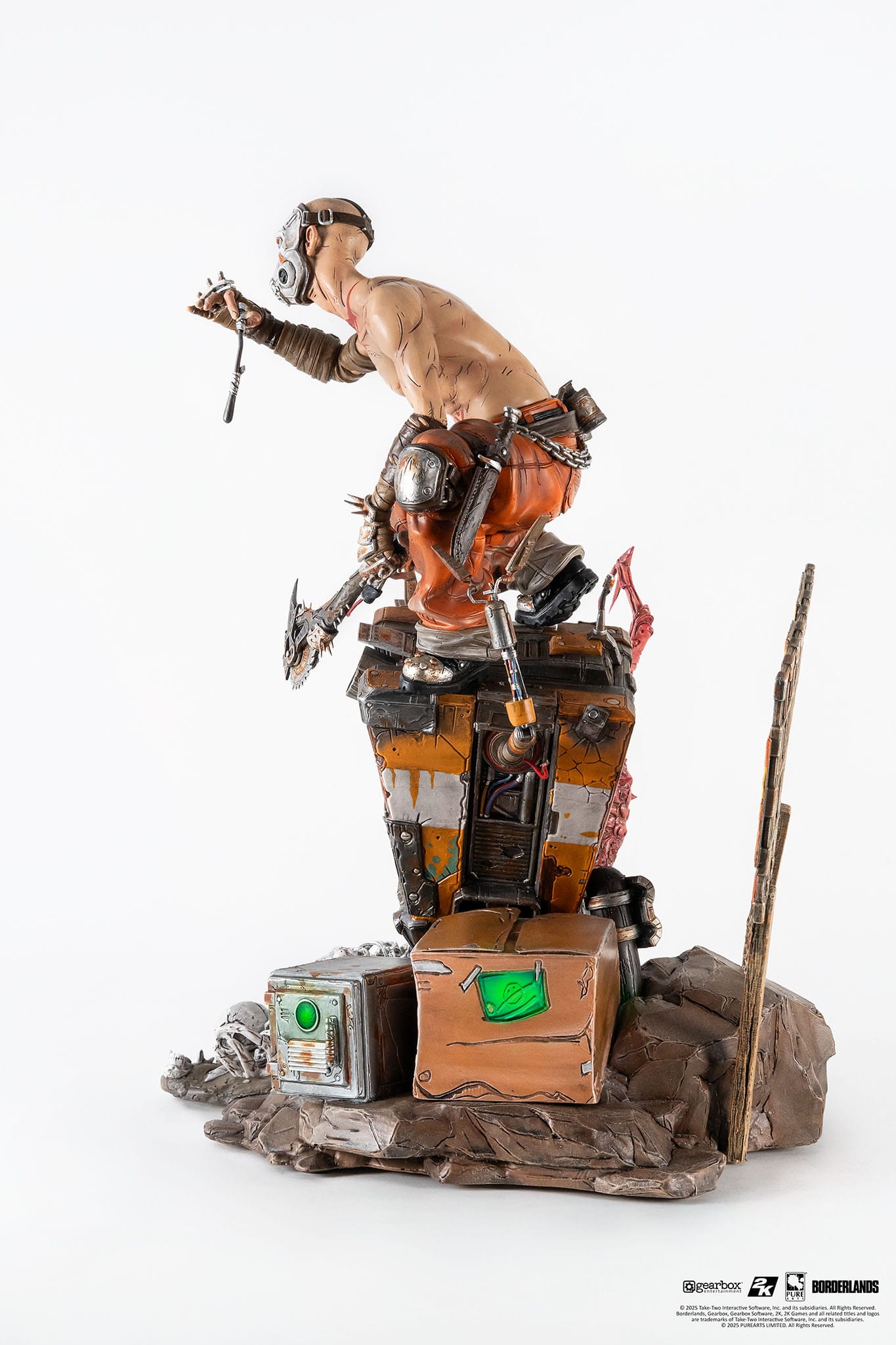 Borderlands 3 Statue 1/6 Psycho & Claptrap Diorama 40cm