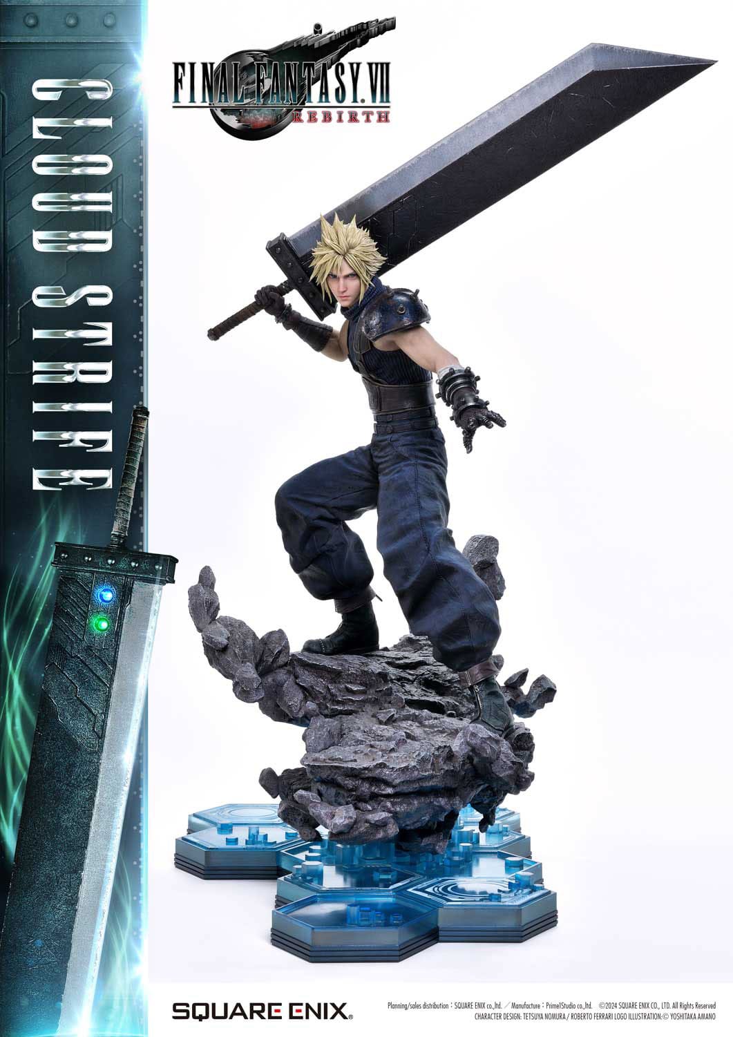 Final Fantasy VII Rebirth Statue 1/4 Cloud Strife 68cm