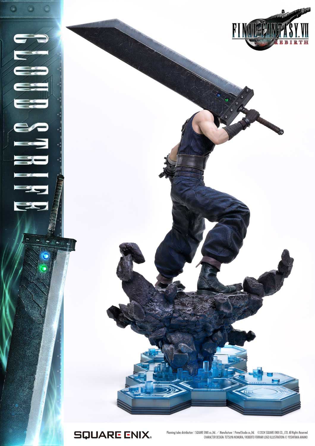 Final Fantasy VII Rebirth Statue 1/4 Cloud Strife 68cm
