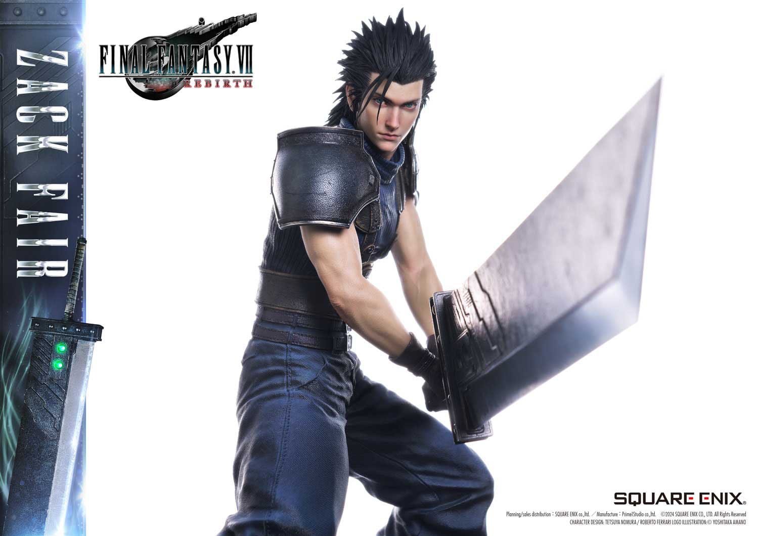 Final Fantasy VII Rebirth Statue 1/4 Zack Fair 57cm