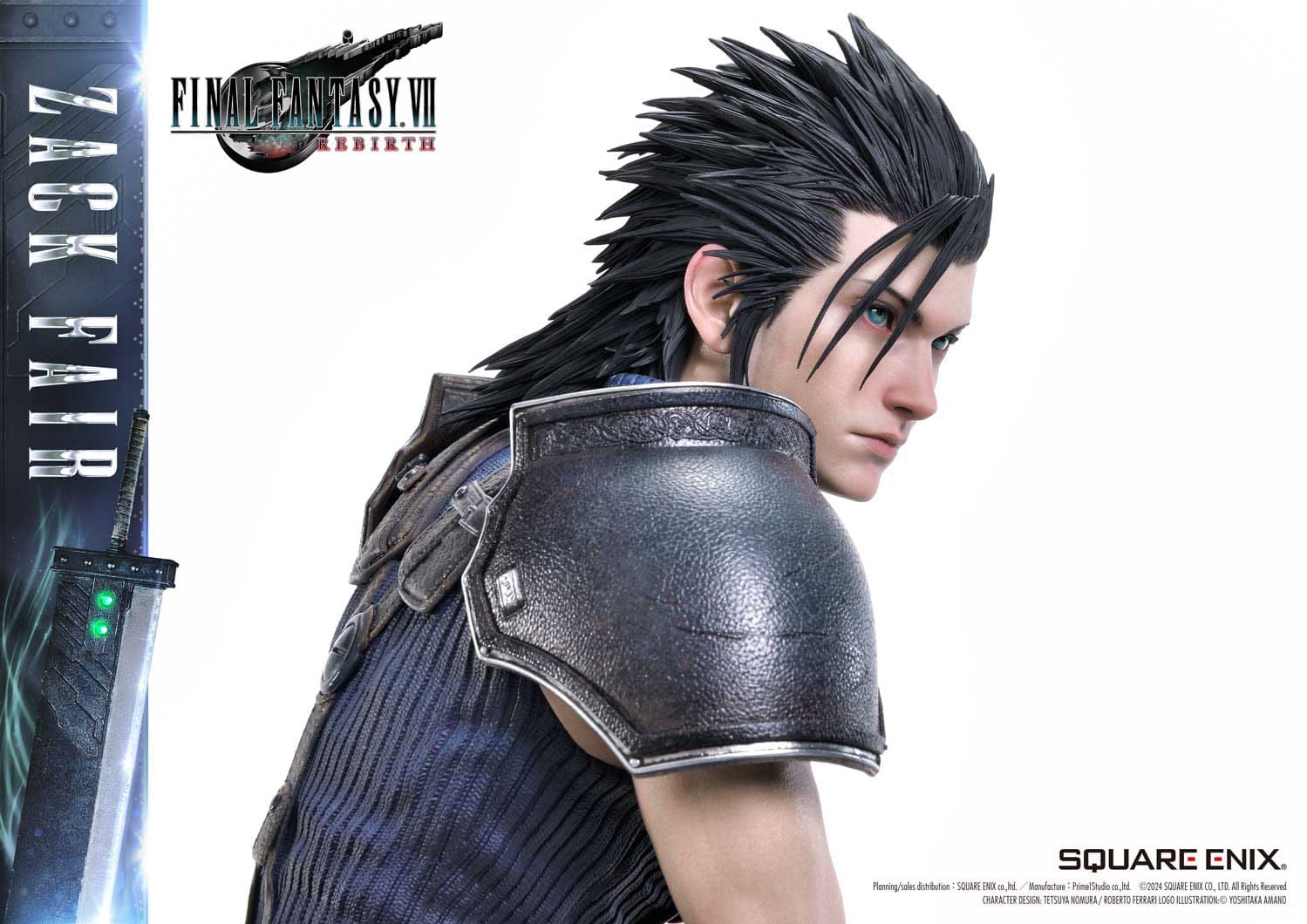 Final Fantasy VII Rebirth Statue 1/4 Zack Fair 57cm