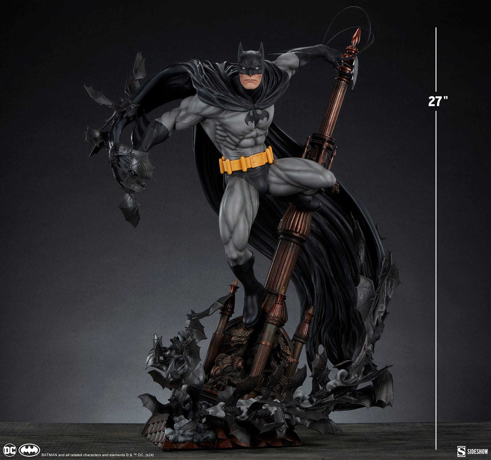 DC Comics Premium Format Statue Batman (Black Variant) Sideshow Exclusive 68 cm - Loaded Dice