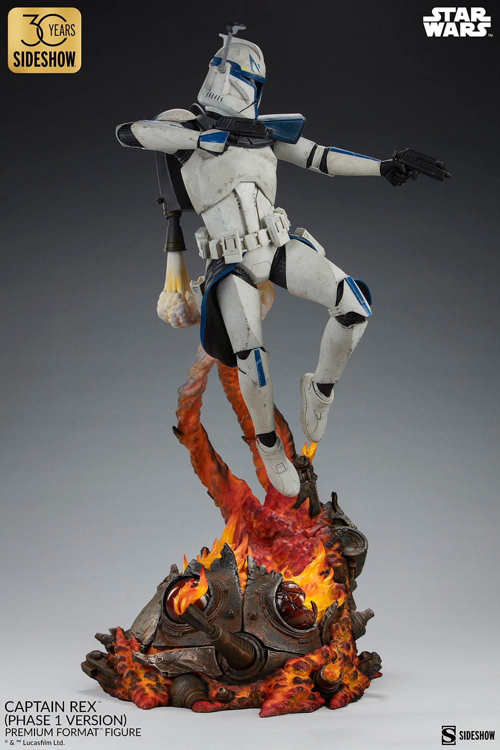 Star Wars Premium Format Figure Captain Rex (Phase 1 Version) Sideshow Exclusive 68 cm - Loaded Dice