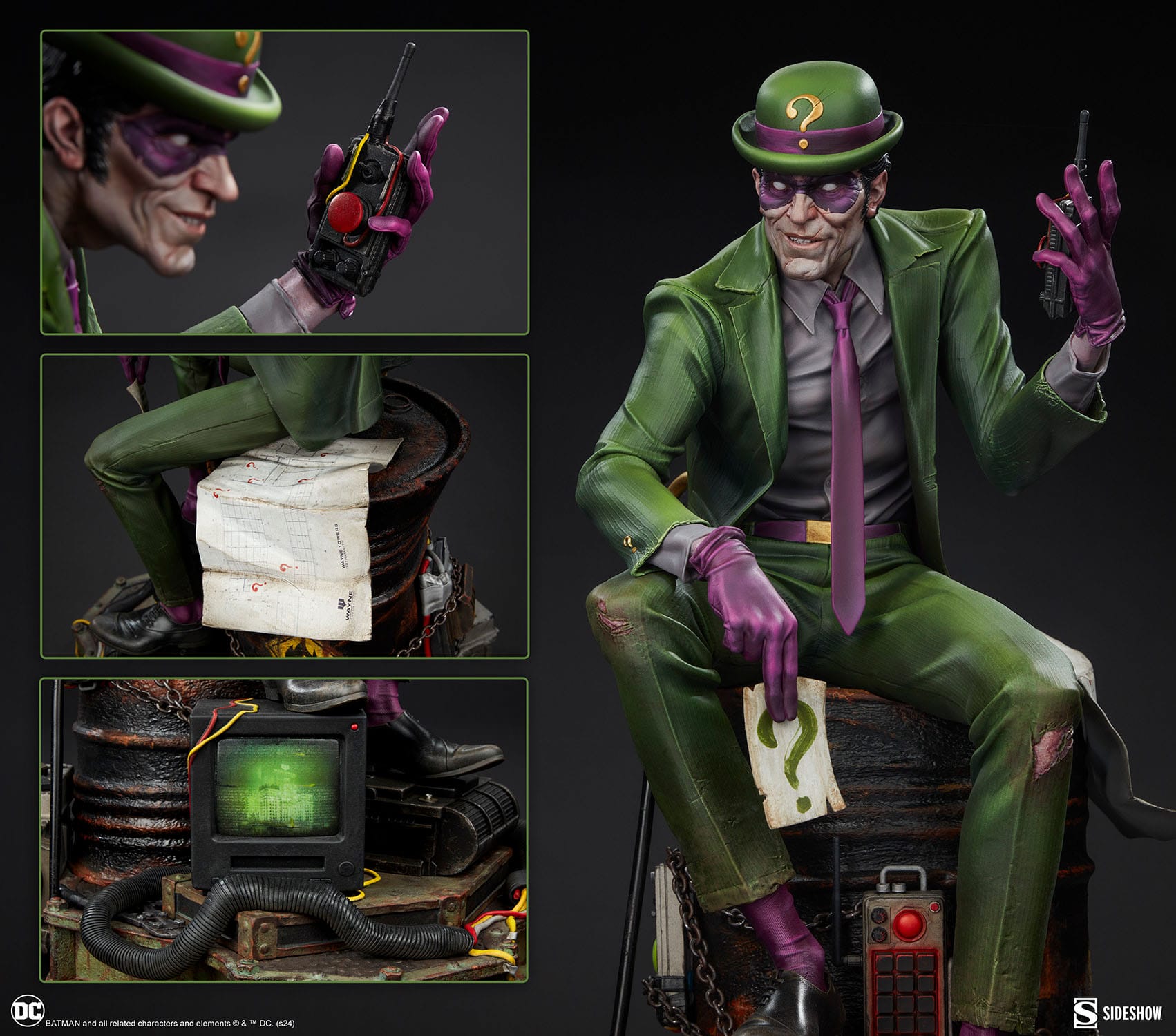 DC Comics Premium Format Figure Riddler 49 cm - Loaded Dice