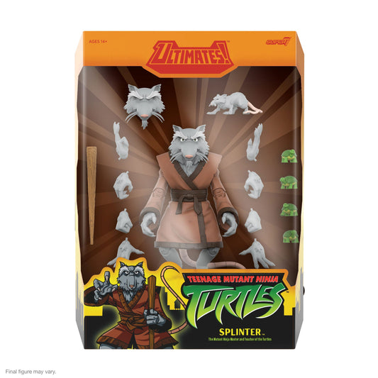 Teenage Mutant Ninja Turtles Ultimates Action Figure Wave 13 Splinter 18cm - Loaded Dice