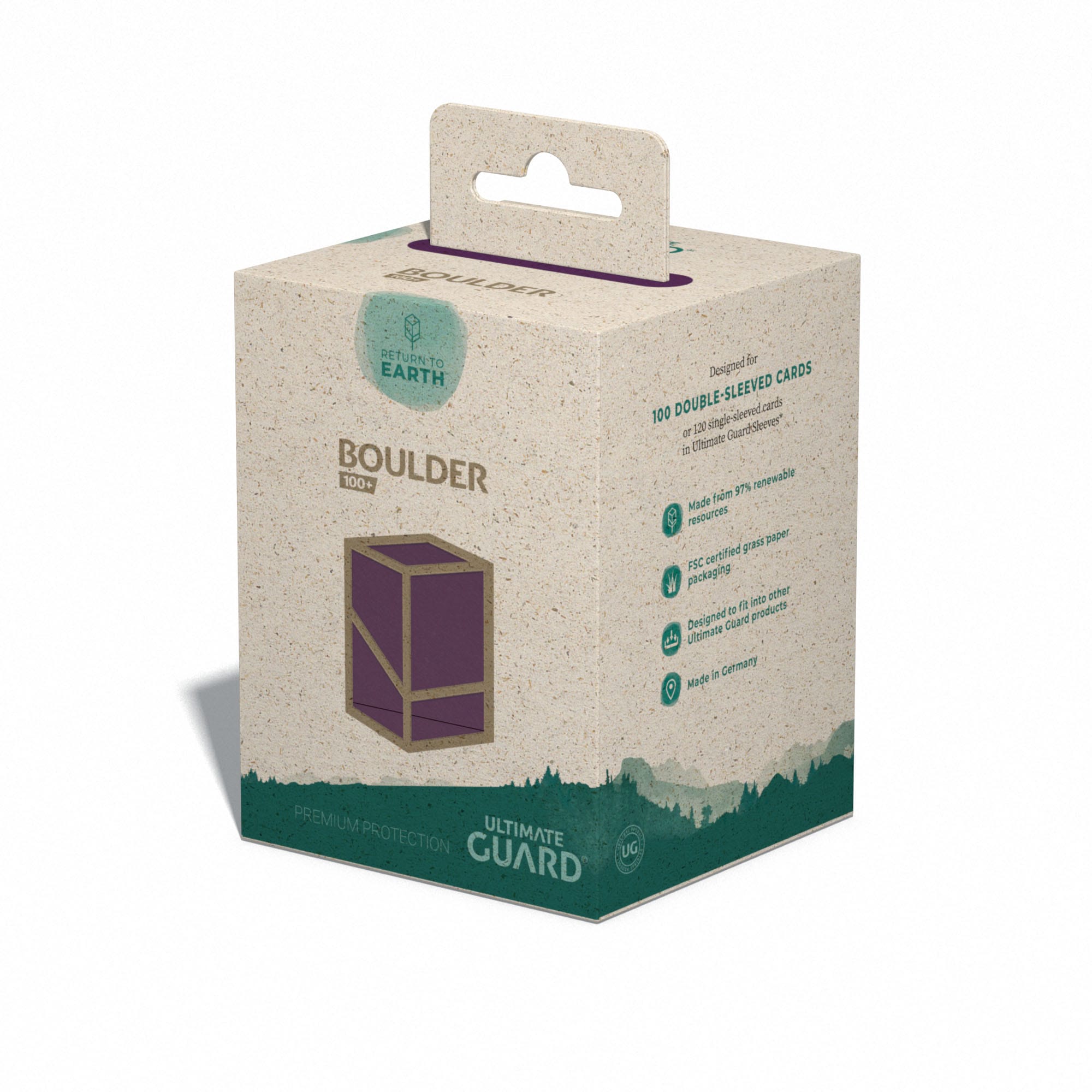 Ultimate Guard Return to Earth Boulder 100+ - Purple - Loaded Dice