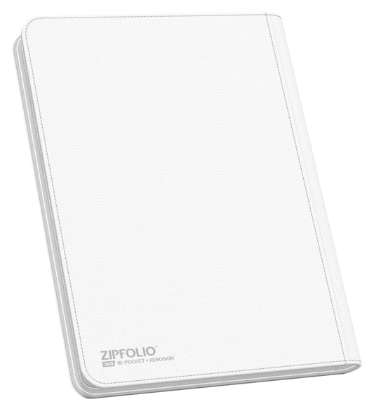 Ultimate Guard Zipfolio 360 18-Pocket Xenoskin - White - Loaded Dice