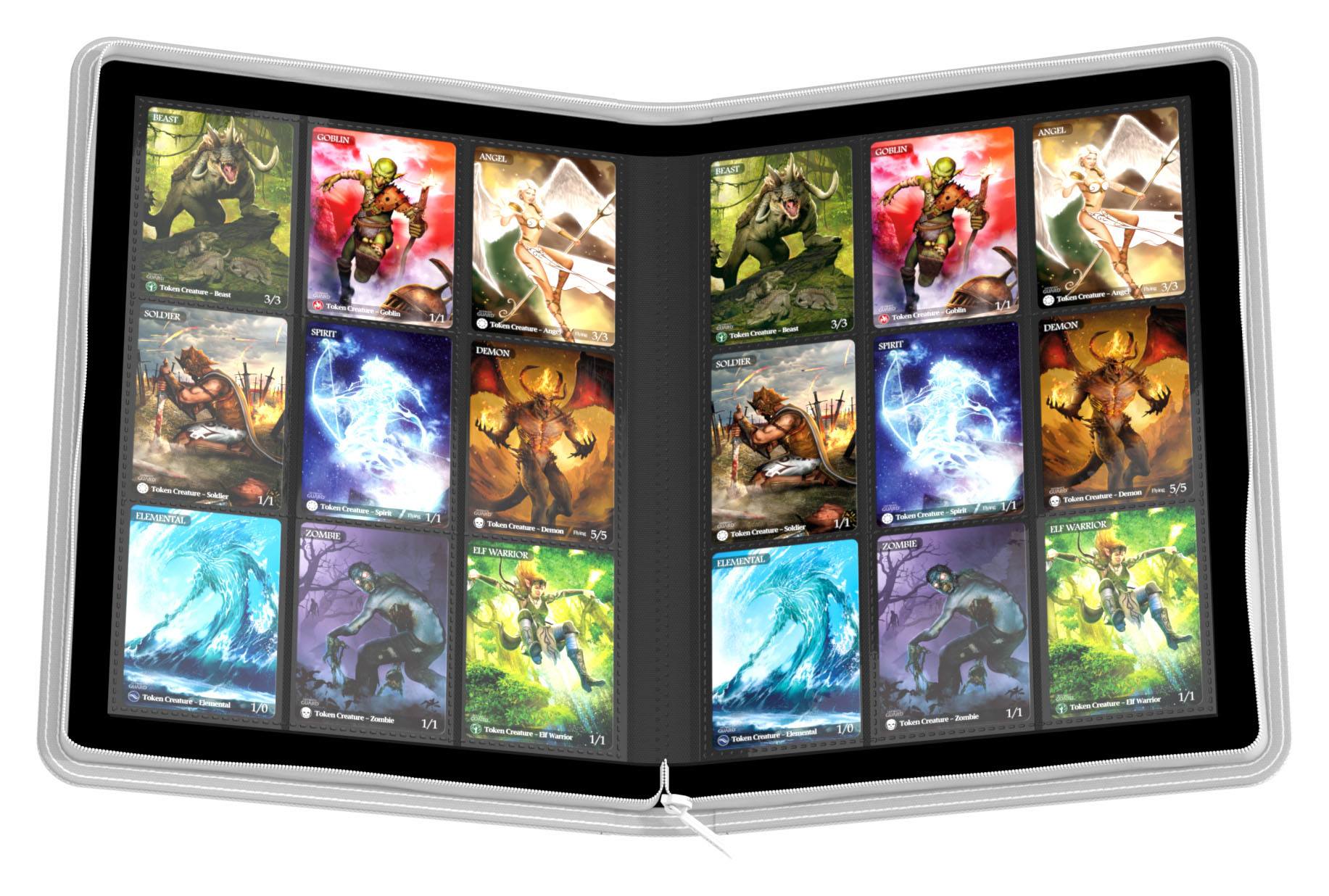 Ultimate Guard Zipfolio 360 18-Pocket Xenoskin - White - Loaded Dice