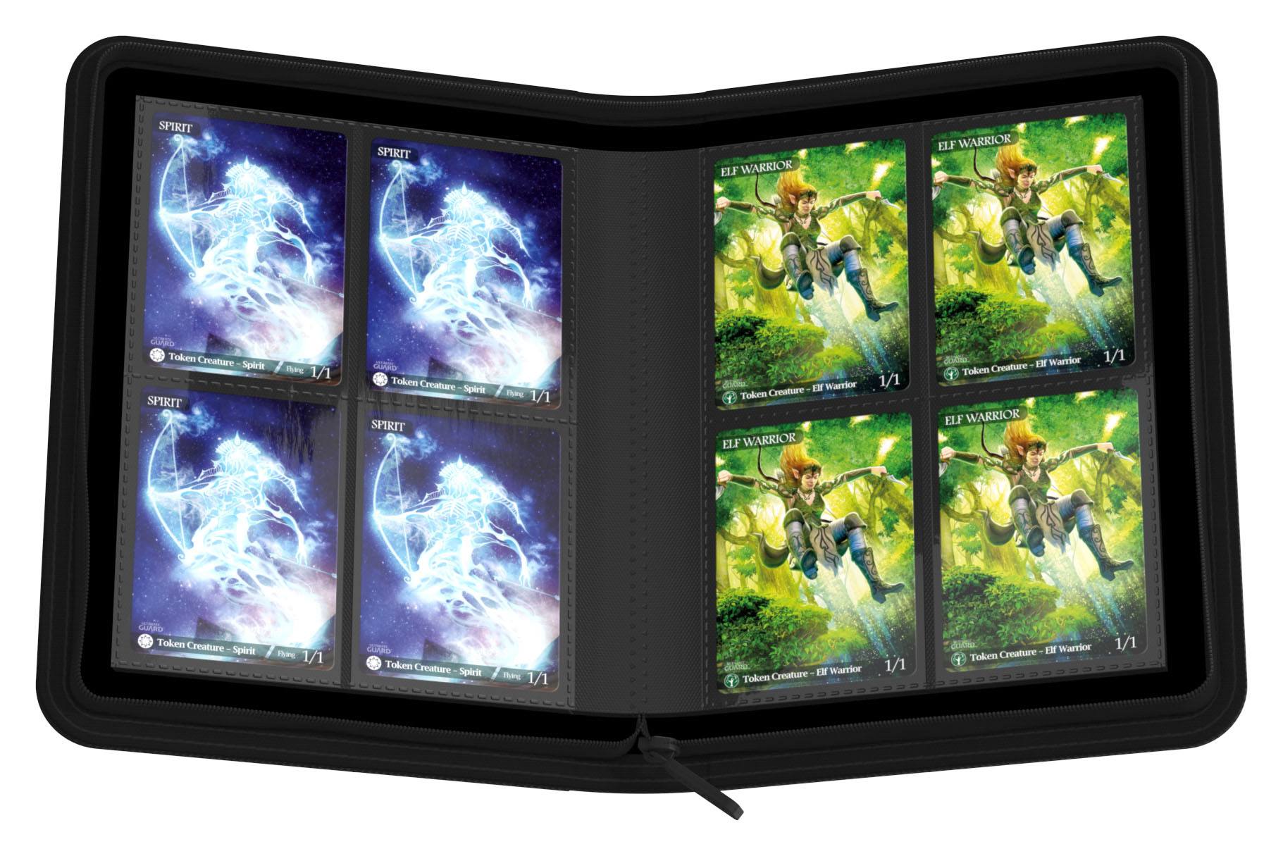 Ultimate Guard Zipfolio 160 8-Pocket Xenoskin - Black - Loaded Dice