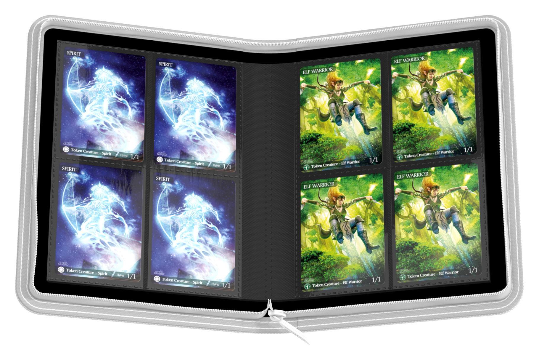 Ultimate Guard Zipfolio 160 8-Pocket Xenoskin - White - Loaded Dice