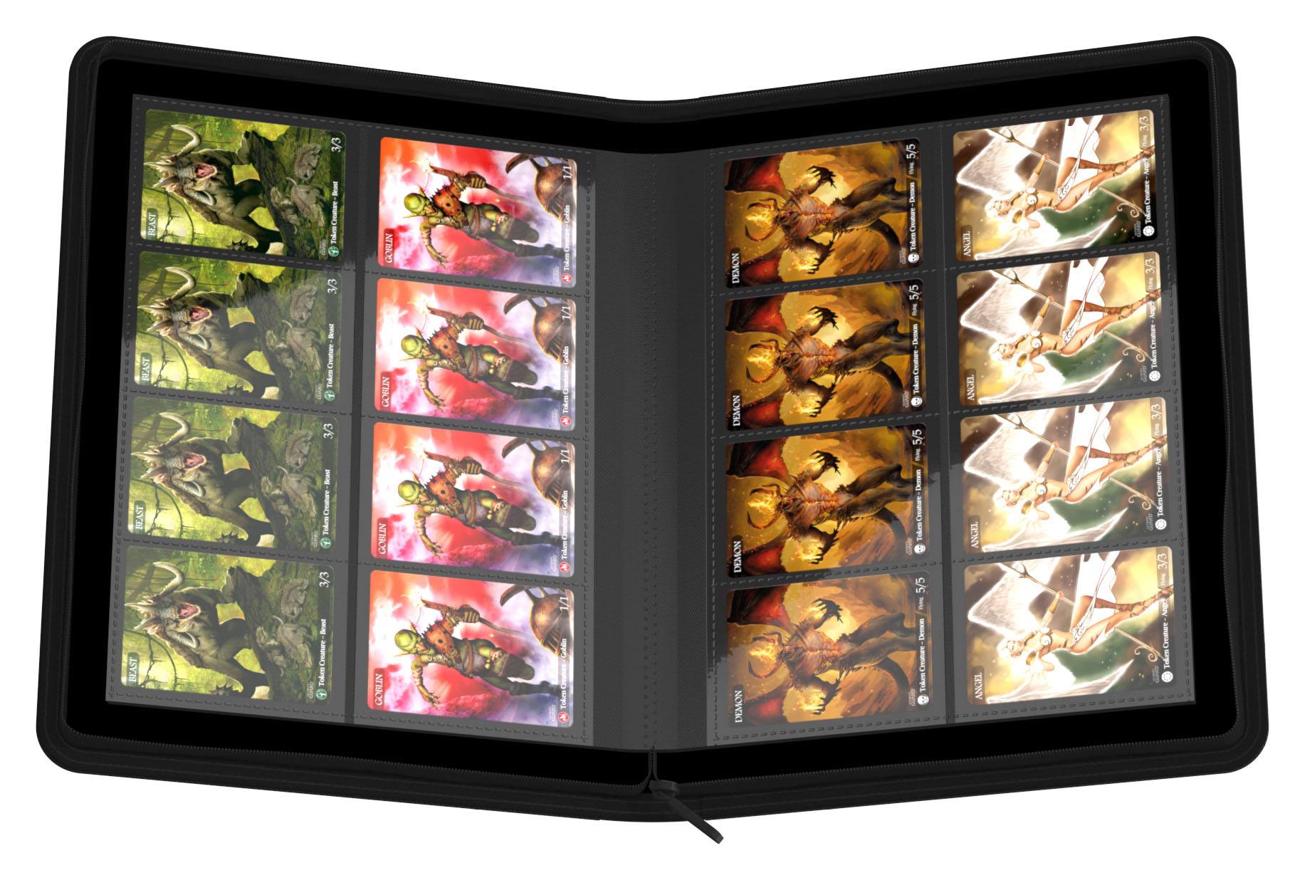 Ultimate Guard Zipfolio 320 16-Pocket Xenoskin - Black - Loaded Dice