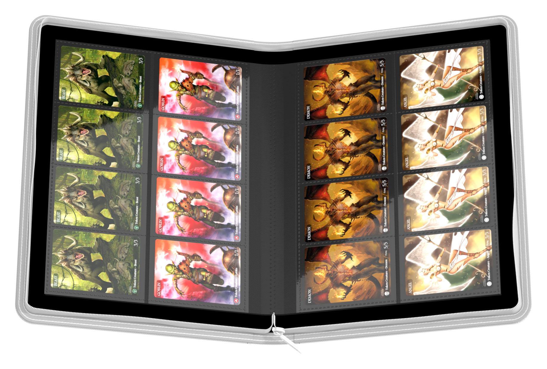 Ultimate Guard Zipfolio 320 16-Pocket Xenoskin - White - Loaded Dice