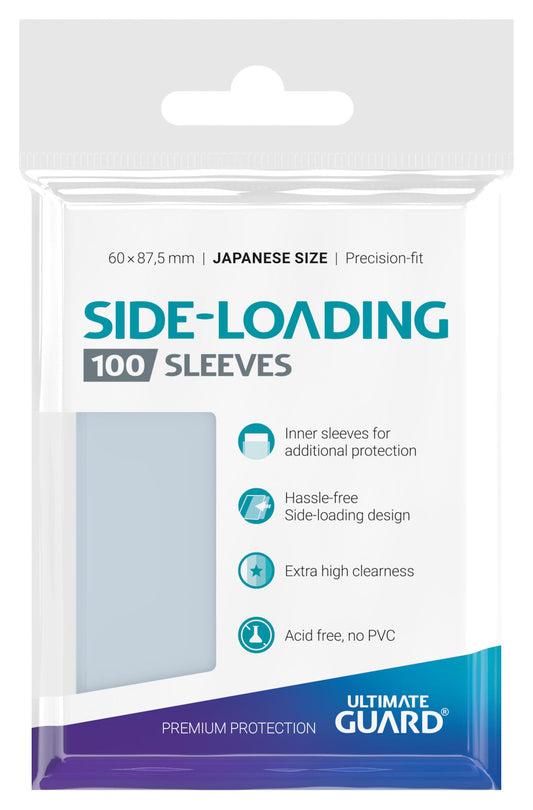 Ultimate Guard Precise-Fit Sleeves Japanese Size (100) - Side-Loading - Loaded Dice