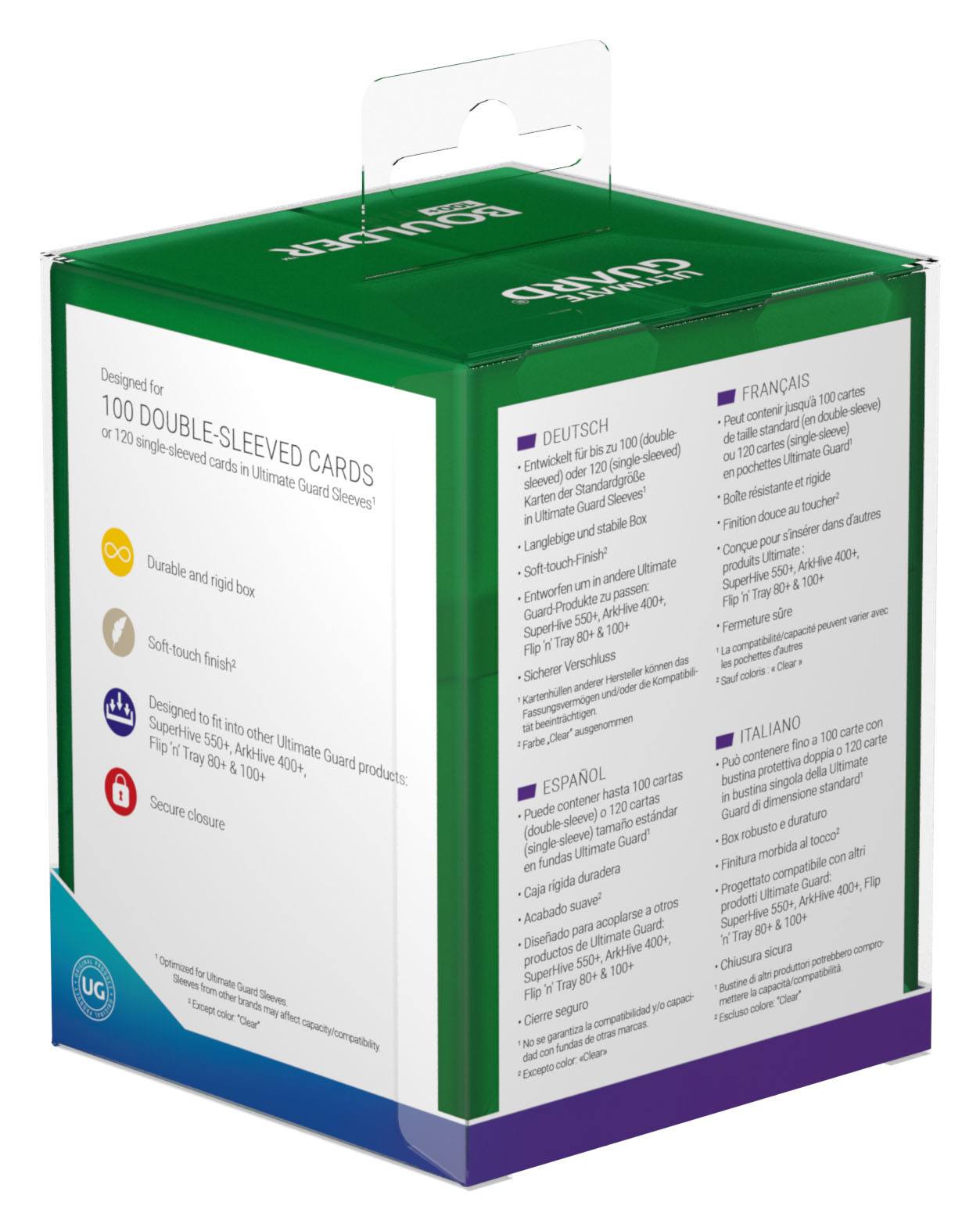 Ultimate Guard Boulder 100+ - Emerald - Loaded Dice