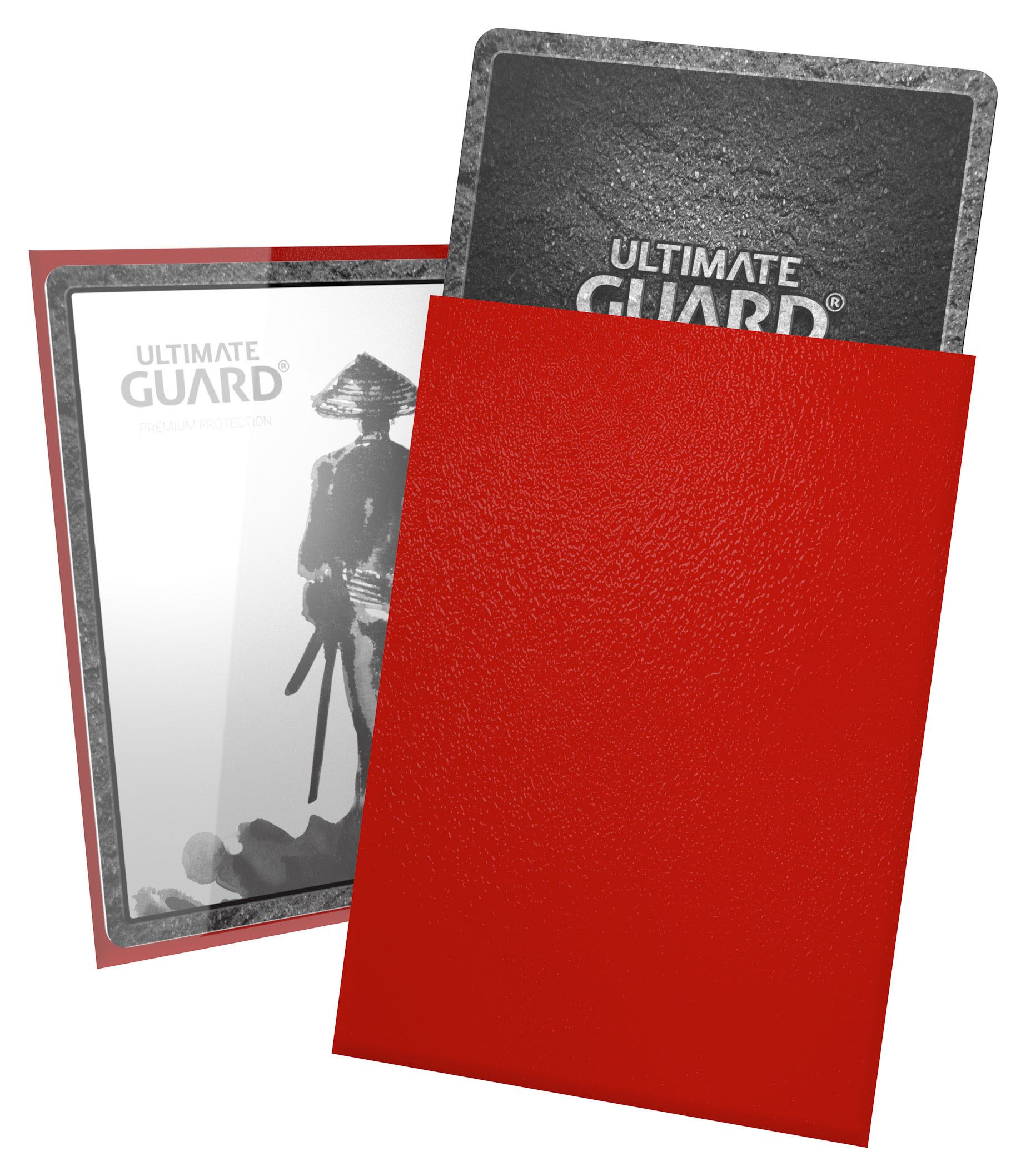 Ultimate Guard Katana Sleeves Japanese Size (60) - Red - Loaded Dice