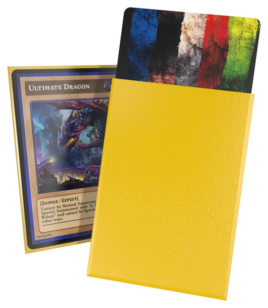 Ultimate Guard Cortex Sleeves Matte Japanese Size (60) - Yellow - Loaded Dice