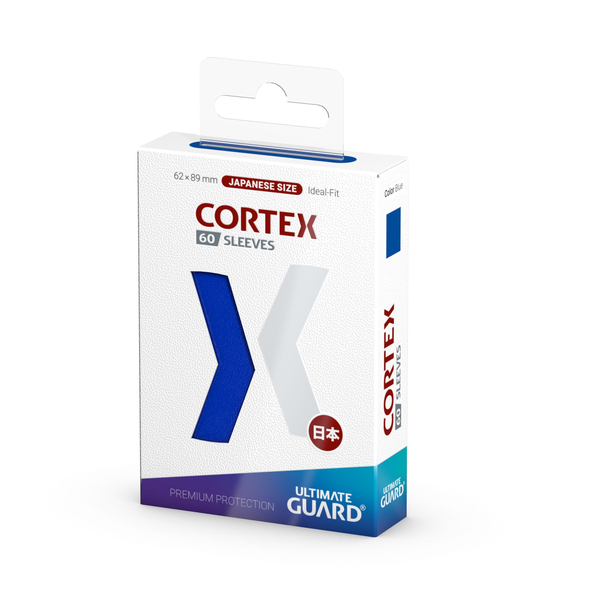 Ultimate Guard Cortex Sleeves Japanese Size (60) - Blue - Loaded Dice