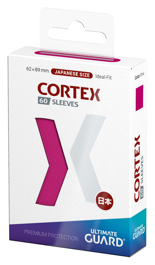 Ultimate Guard Cortex Sleeves Japanese Size (60) - Pink - Loaded Dice