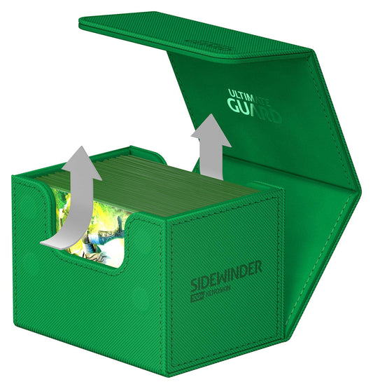 Ultimate Guard Sidewinder 100+ XenoSkin Monocolor Green - Loaded Dice