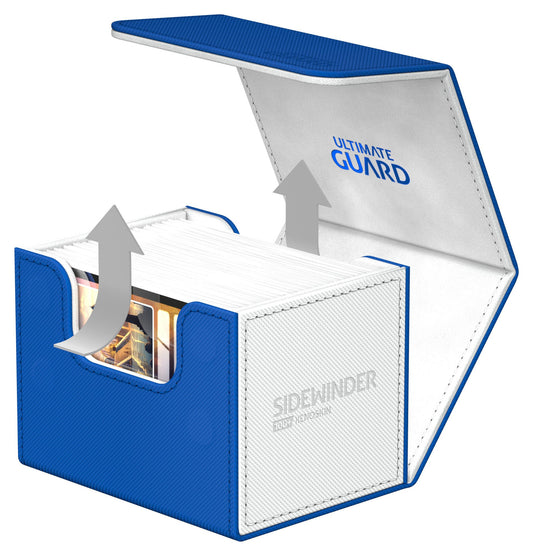 Ultimate Guard Sidewinder 100+ Xenoskin Synergy - White/Blue - Loaded Dice