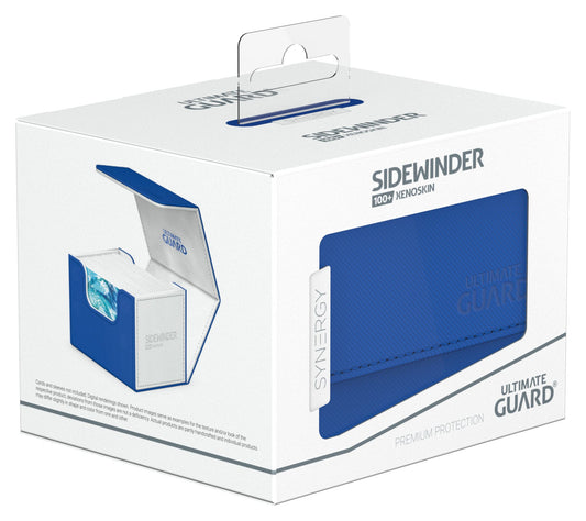 Ultimate Guard Sidewinder 100+ Xenoskin Synergy - White/Blue - Loaded Dice
