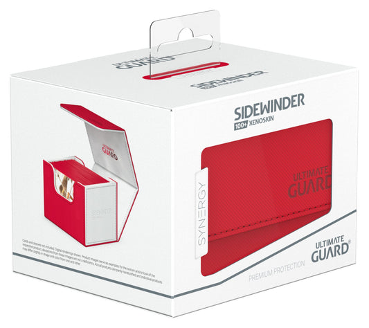 Ultimate Guard Sidewinder 100+ Xenoskin Synergy - Red/White - Loaded Dice