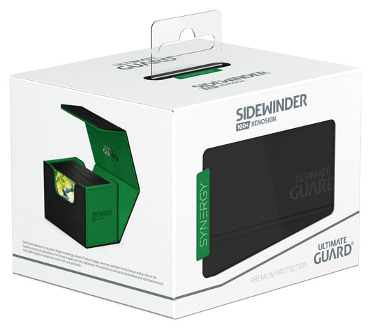 Ultimate Guard Sidewinder 100+ Xenoskin Synergy - Black/Green - Loaded Dice
