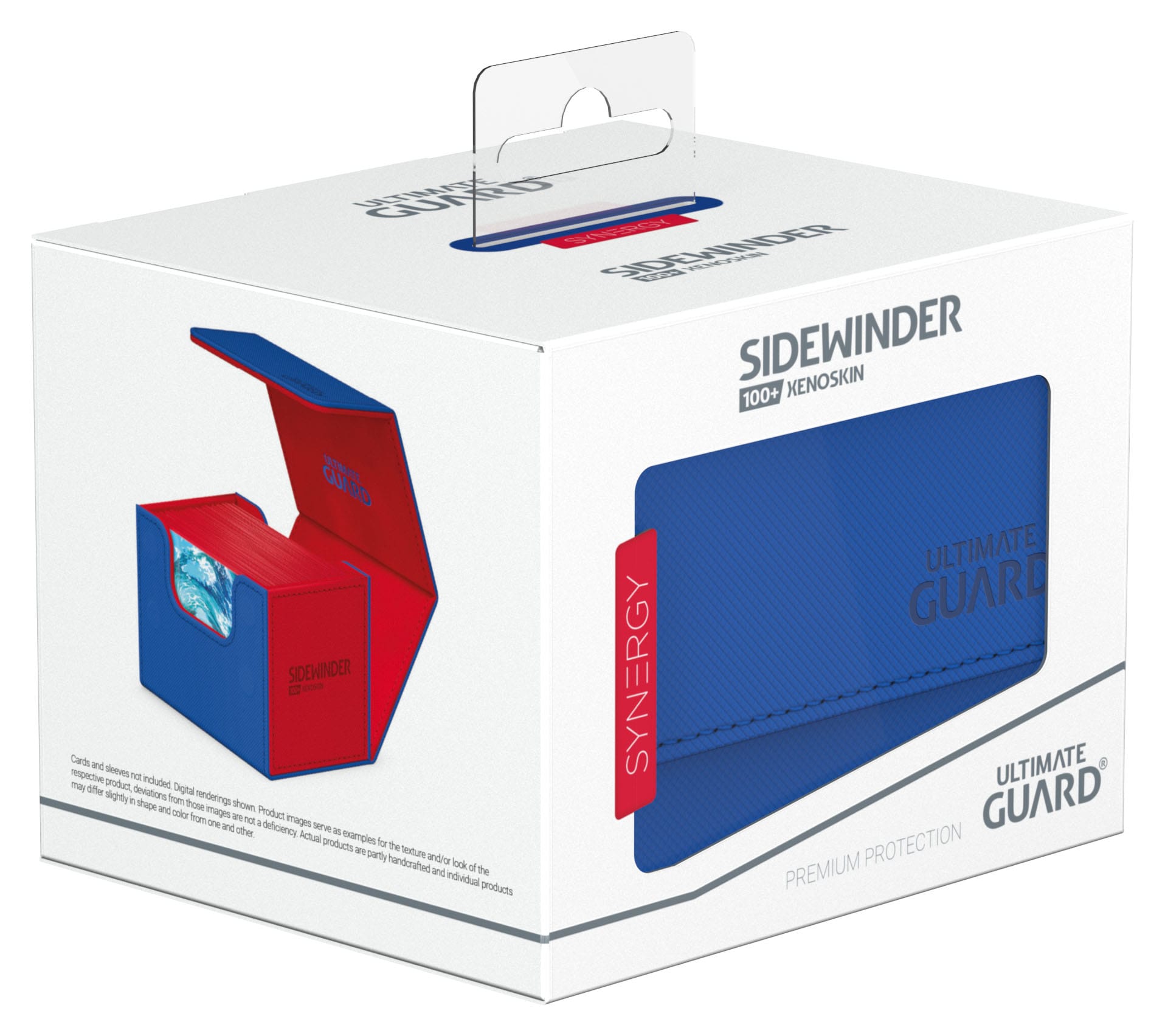 Ultimate Guard Sidewinder 100+ Xenoskin Synergy - Blue/Red - Loaded Dice