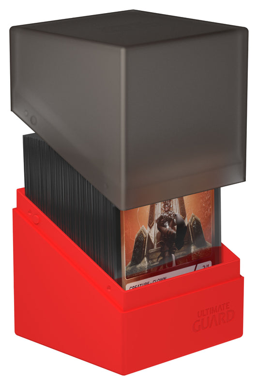 Ultimate Guard Boulder 100+ Synergy - Black/Red - Loaded Dice