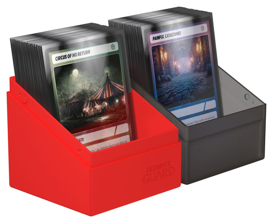 Ultimate Guard Boulder 100+ Synergy - Black/Red - Loaded Dice