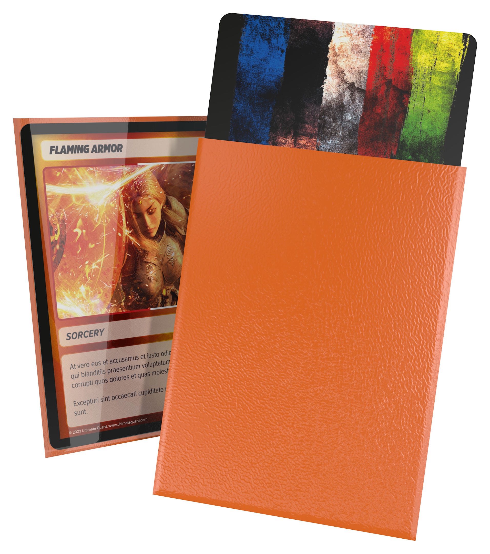 Ultimate Guard Cortex Sleeves Standard Size (100) - Orange - Loaded Dice