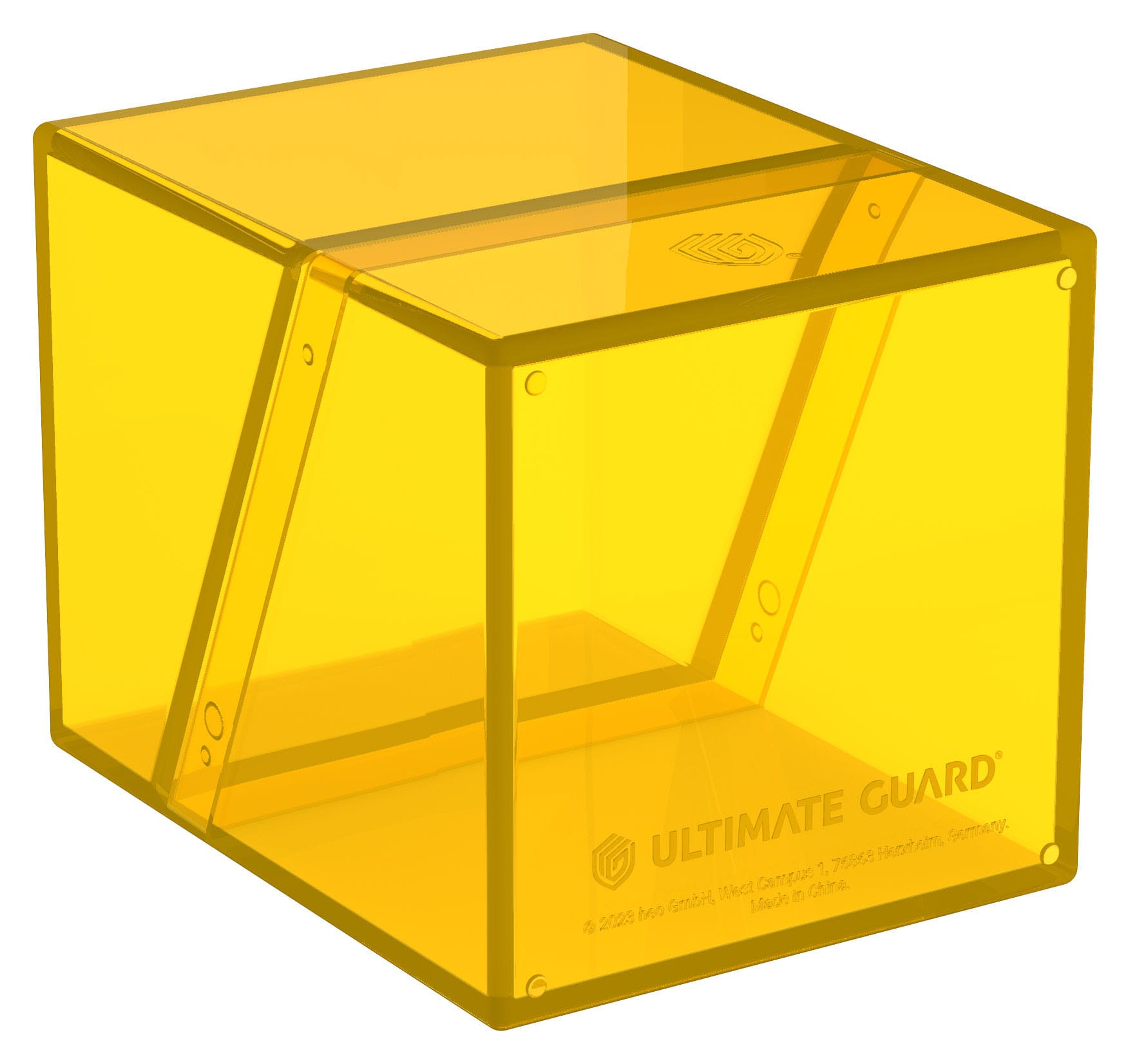 Ultimate Guard Boulder 100+ Clear - Amber - Loaded Dice