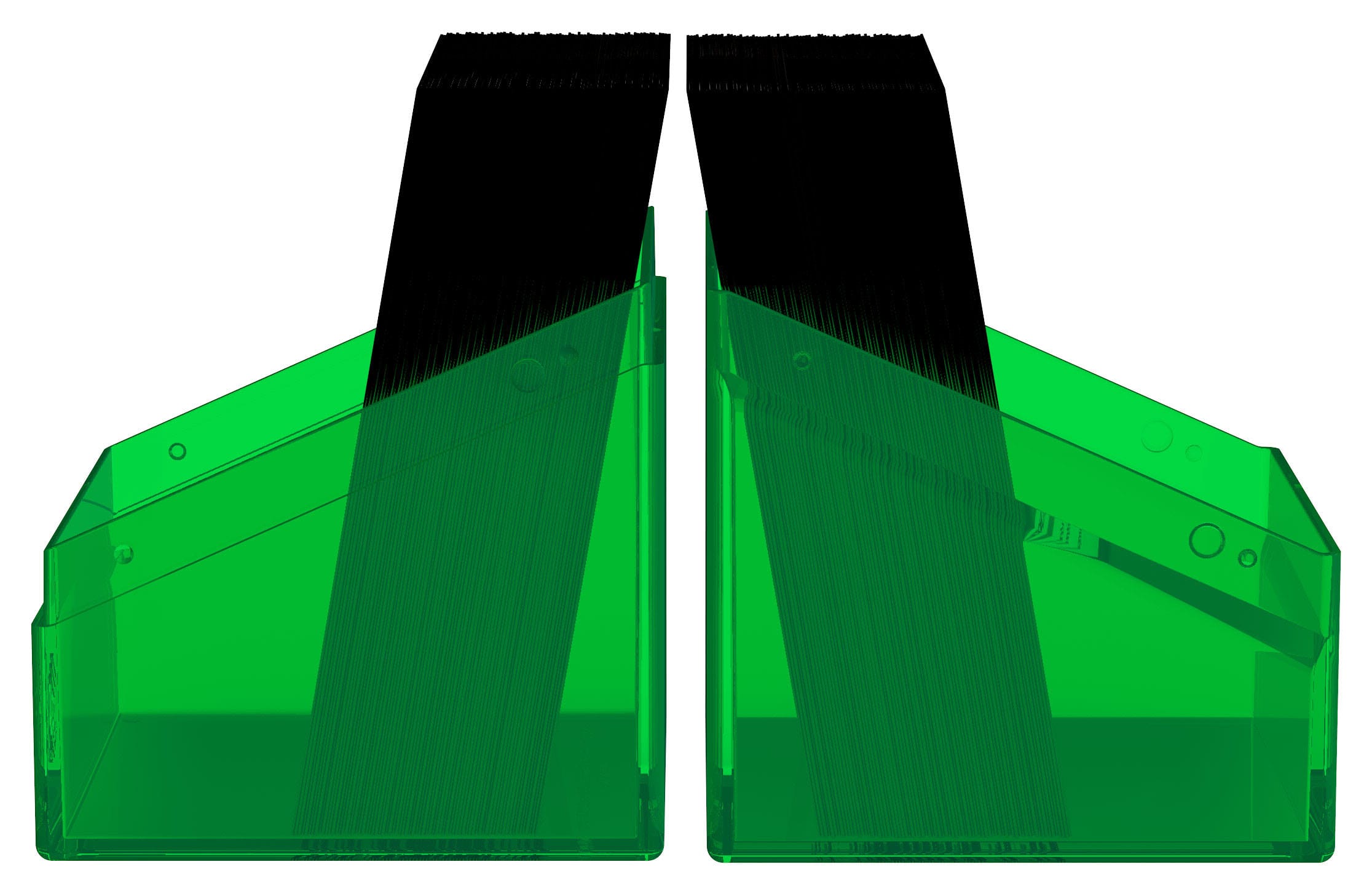 Ultimate Guard Boulder 100+ Clear - Emerald - Loaded Dice