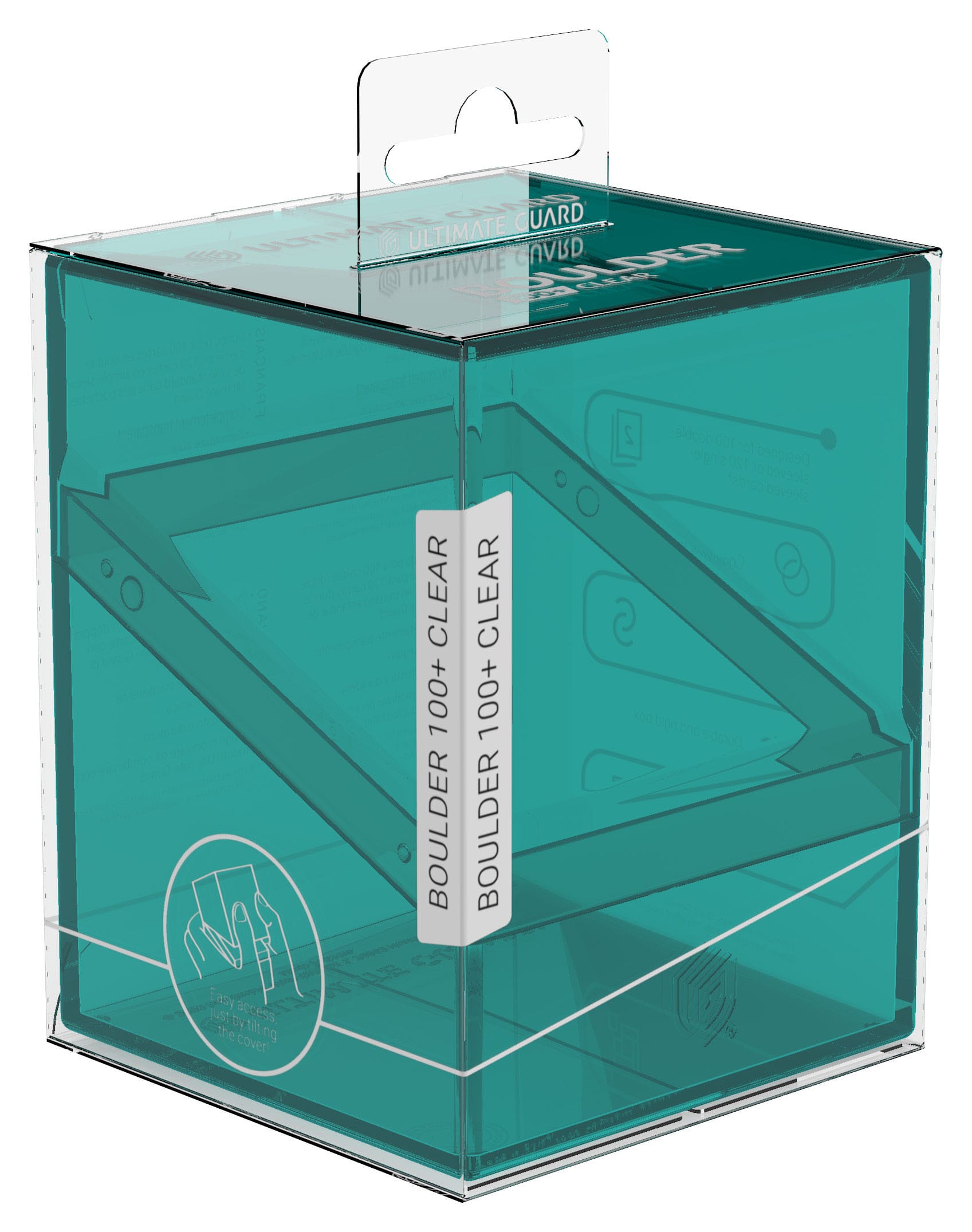 Ultimate Guard Boulder 100+ Clear - Malachite - Loaded Dice