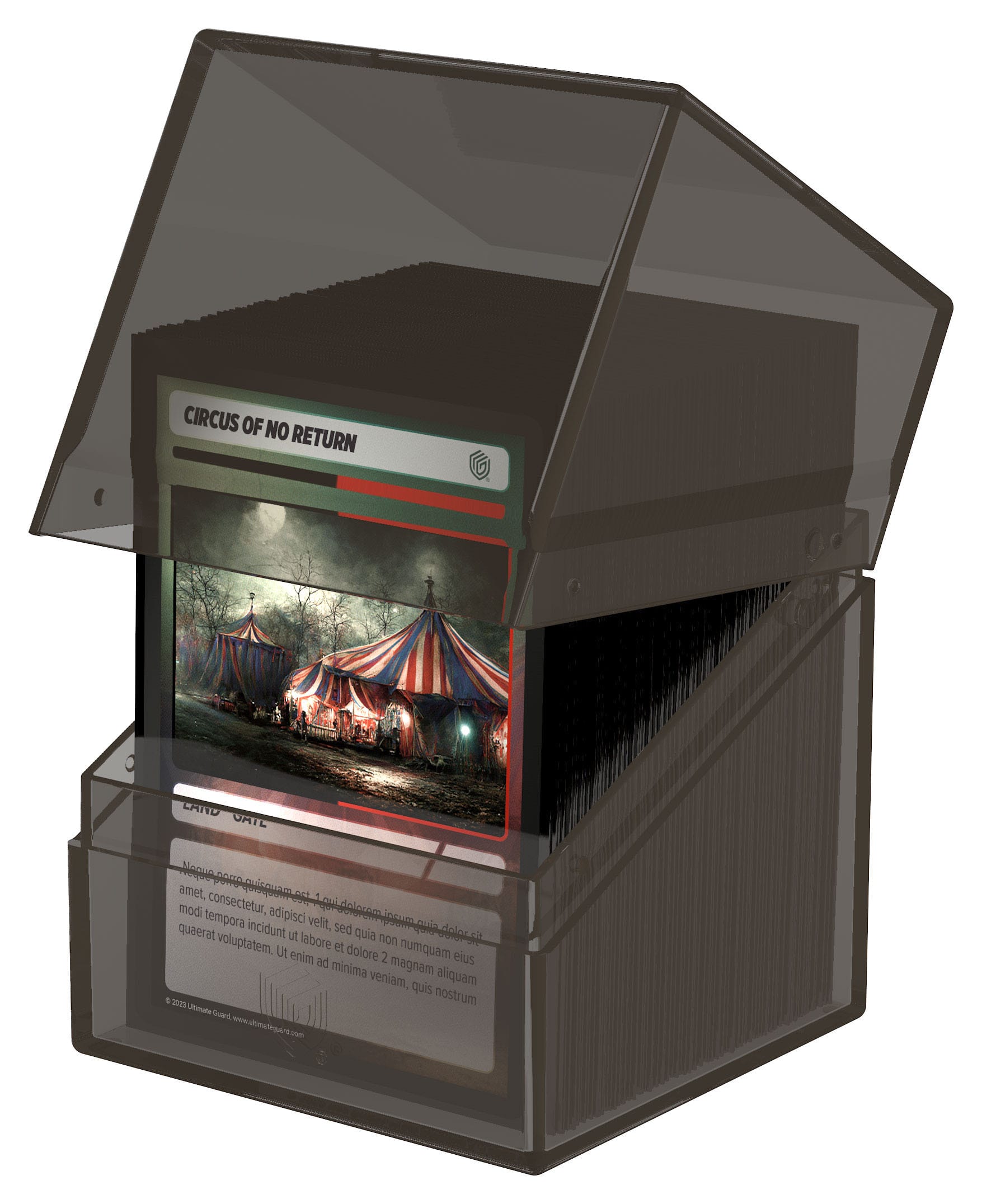 Ultimate Guard Boulder 100+ Clear - Onyx - Loaded Dice