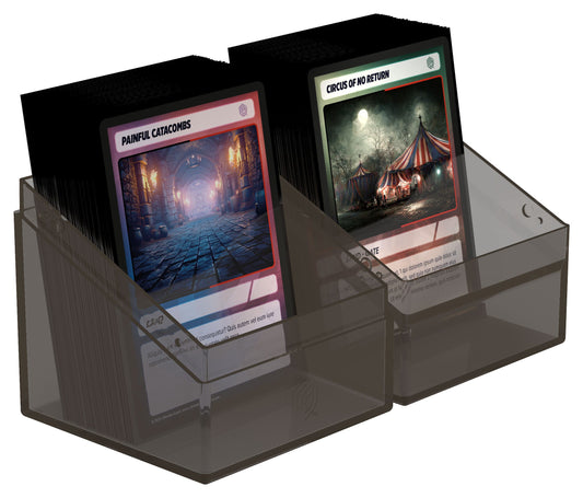 Ultimate Guard Boulder 100+ Clear - Onyx - Loaded Dice