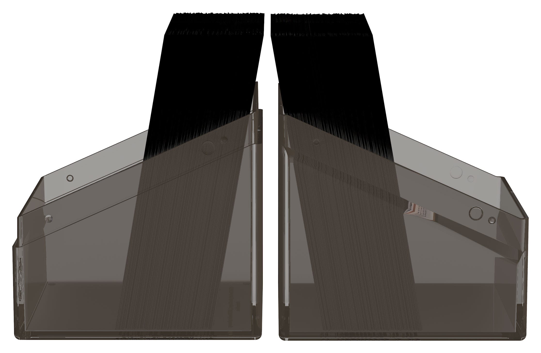 Ultimate Guard Boulder 100+ Clear - Onyx - Loaded Dice