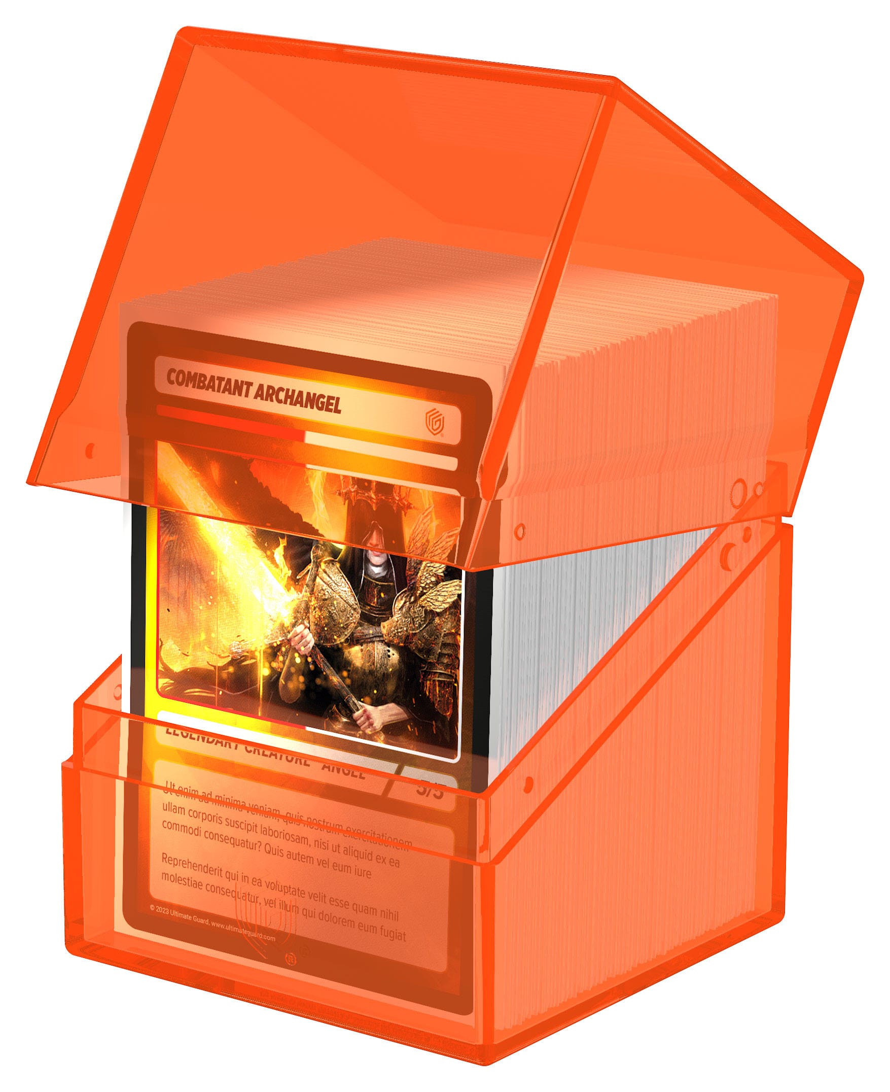 Ultimate Guard Boulder 100+ Clear - Poppy Topaz - Loaded Dice