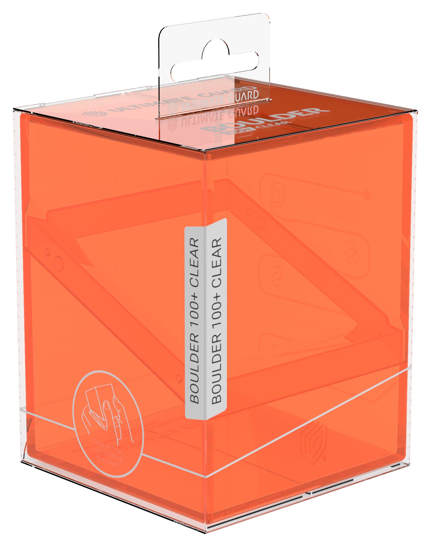 Ultimate Guard Boulder 100+ Clear - Poppy Topaz - Loaded Dice