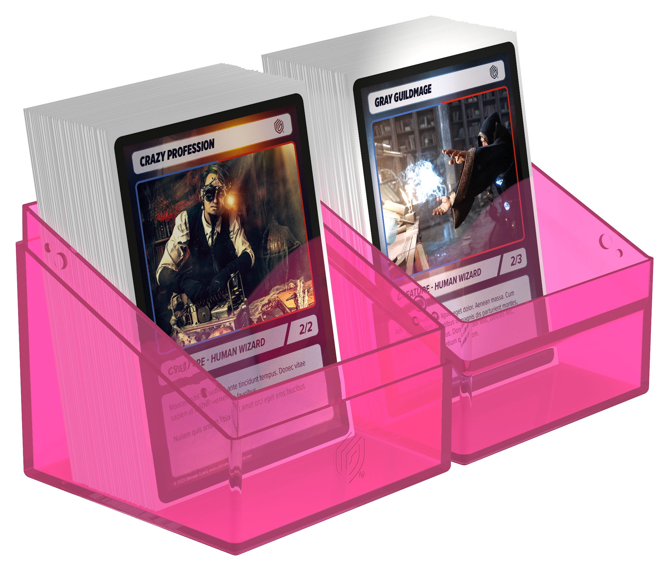 Ultimate Guard Boulder 100+ Clear - Rhodonite - Loaded Dice