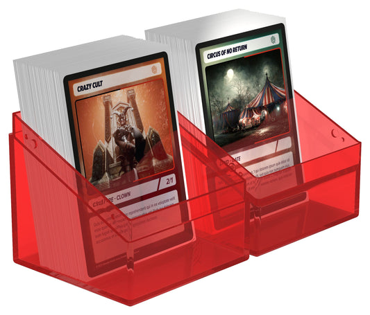 Ultimate Guard Boulder 100+ Clear - Ruby - Loaded Dice