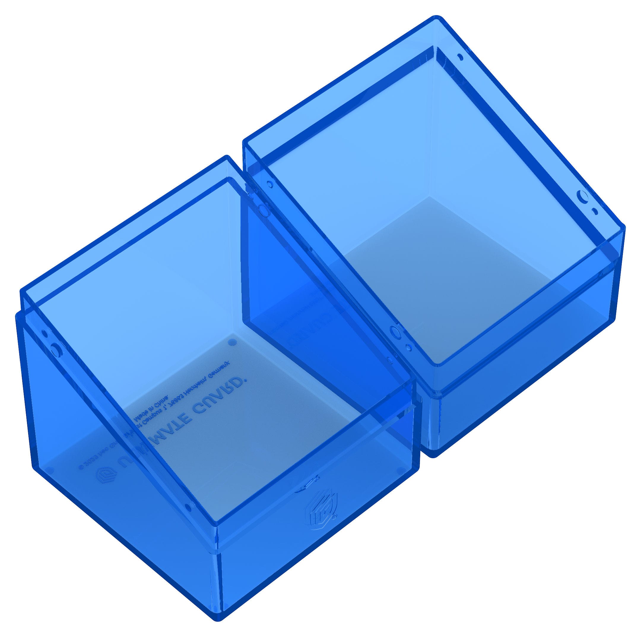 Ultimate Guard Boulder 100+ Clear - Sapphire - Loaded Dice