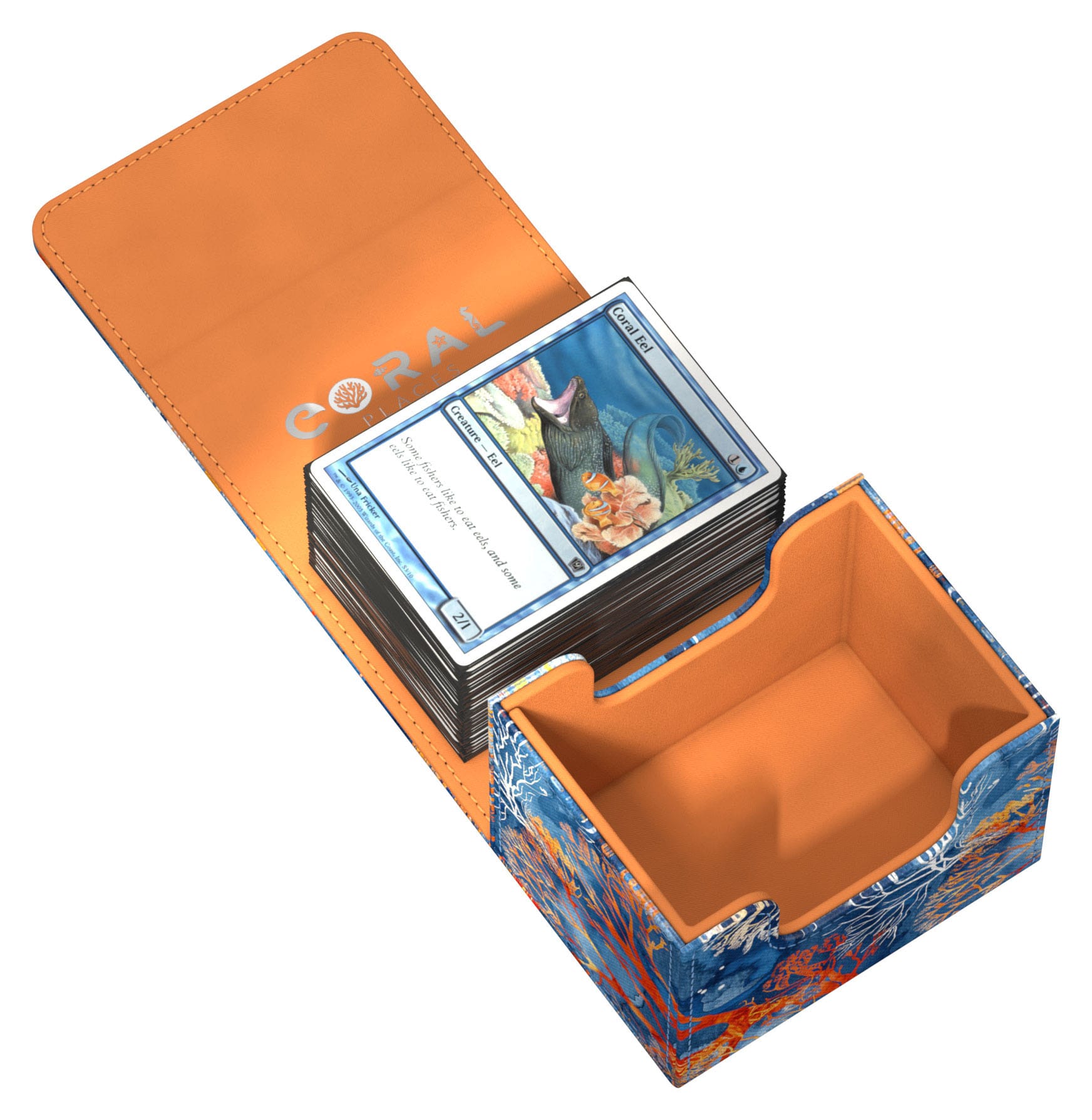 Ultimate Guard Sidewinder 100+ Xenoskin 2025 Exclusive "Coral Places" - Fiery Reef - Loaded Dice