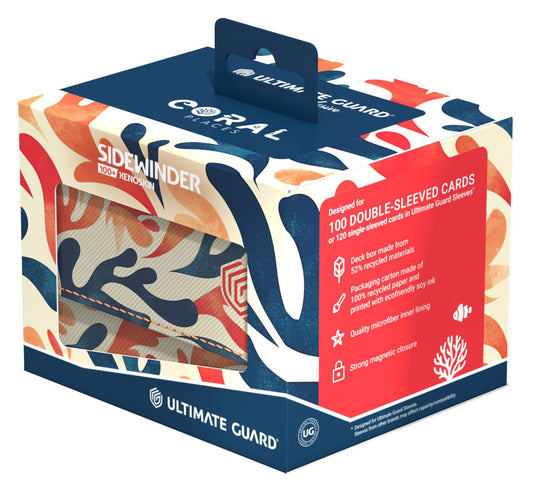 Ultimate Guard Sidewinder 100+ Xenoskin 2025 Exclusive "Coral Places" - Mellow Sea - Loaded Dice