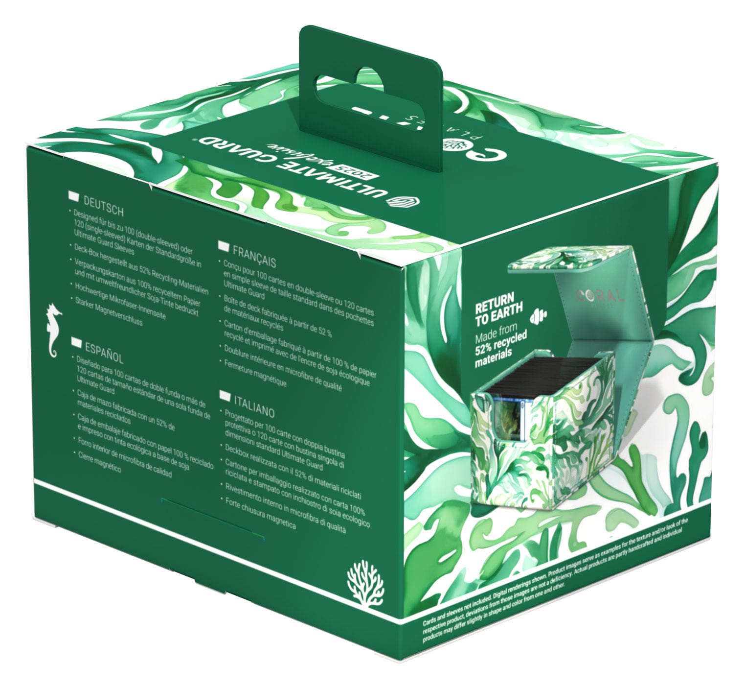 Ultimate Guard Sidewinder 100+ Xenoskin 2025 Exclusive "Coral Places" - Kelp Forest - Loaded Dice