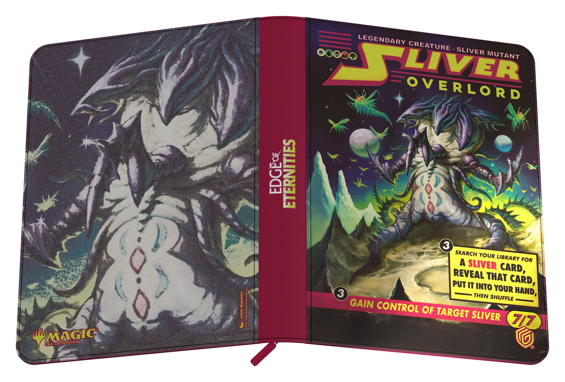 Ultimate Guard Zipfolio MTG "Edge of Eternities" - Sliver Overlord - Loaded Dice
