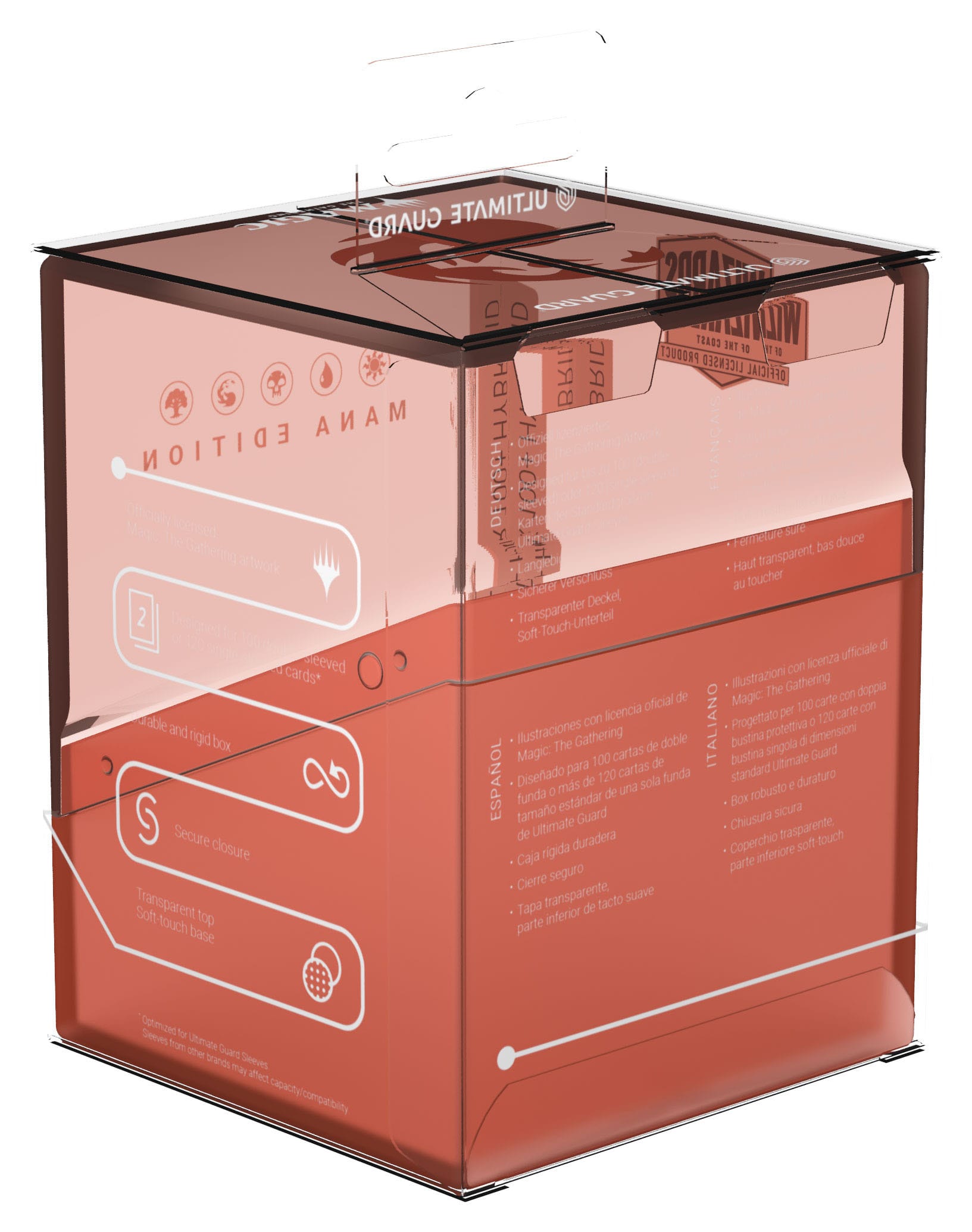 Ultimate Guard Boulder 100+ MTG "Mana Edition" - Mountain - Loaded Dice