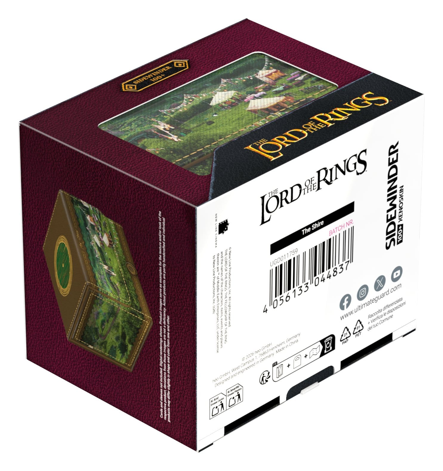 Ultimate Guard Sidewinder 100+ Xenoskin The Lord of the Rings™ "Places of Middle-earth" - The Shire - Loaded Dice