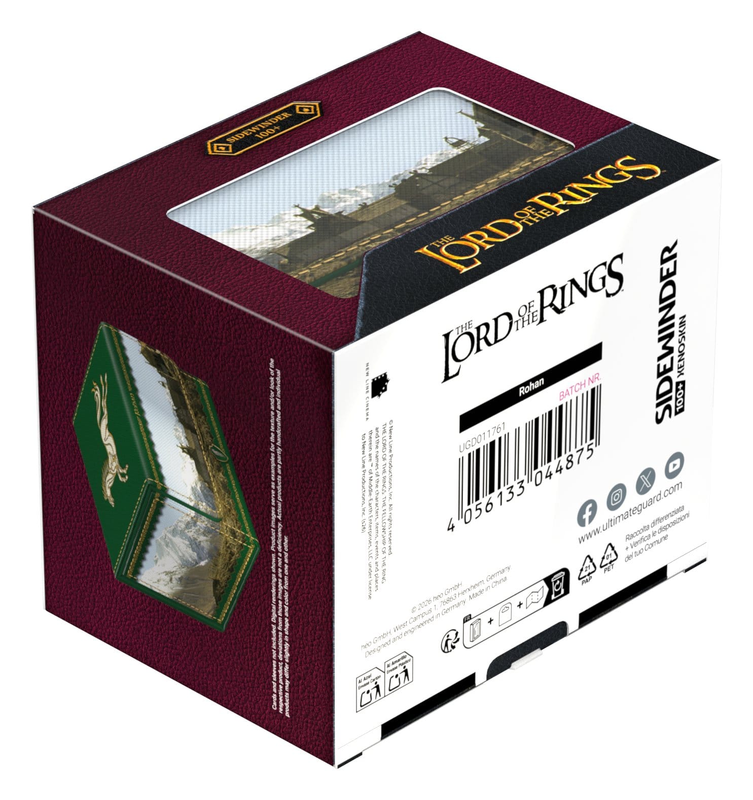 Ultimate Guard Sidewinder 100+ Xenoskin The Lord of the Rings™ "Places of Middle-earth" - Rohan - Loaded Dice